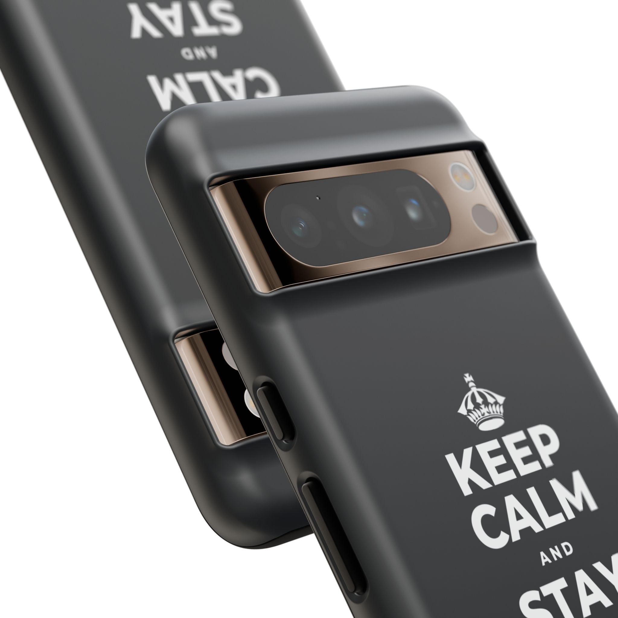 KEEP CALM AND STAY UNBOTHERED Phone Case (Dark)