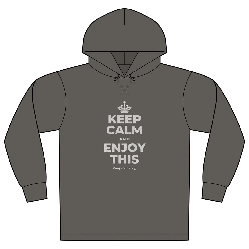 KEEP CALM AND ENJOY THIS Organic Hoodie Tee