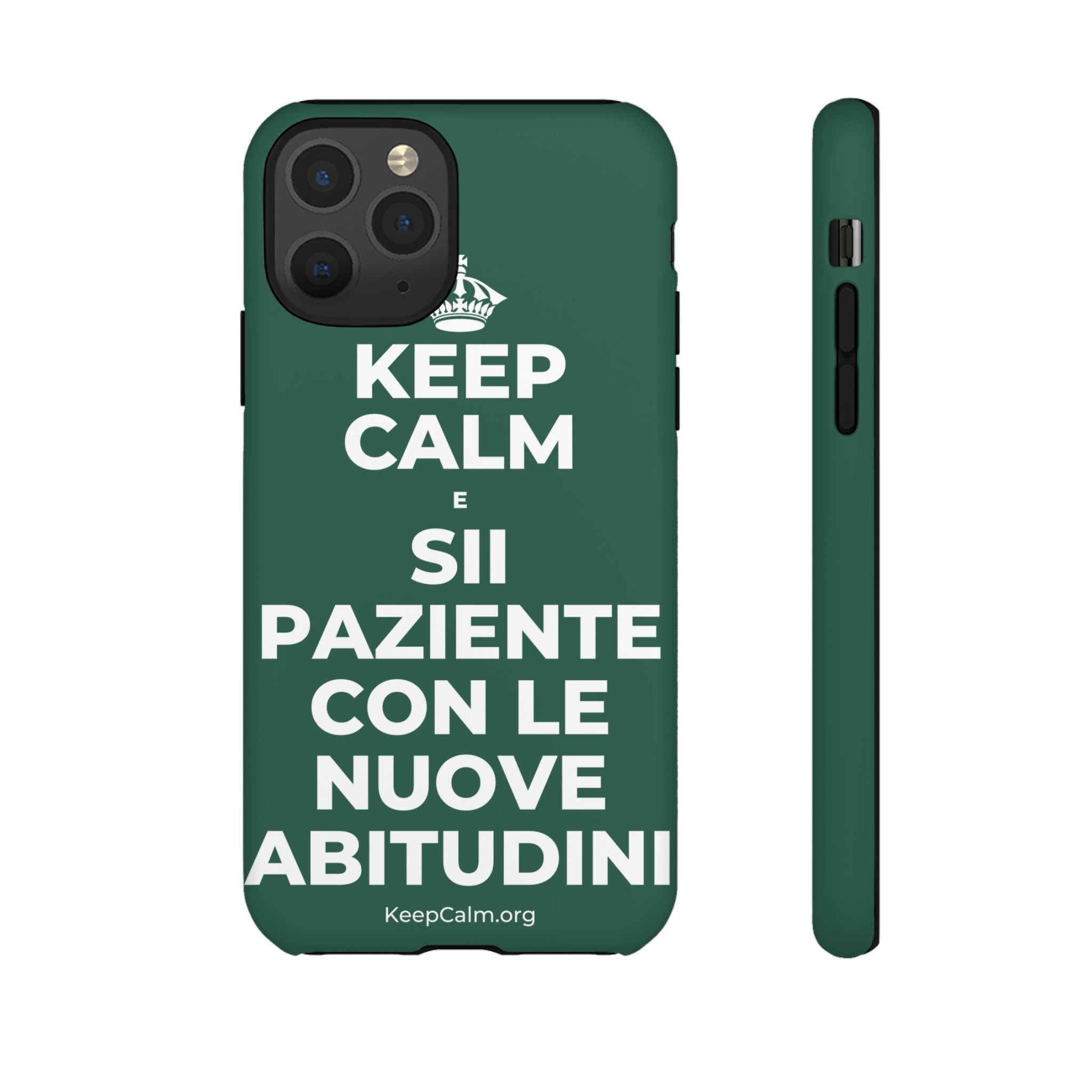 KEEP CALM E SII PAZIENTE CON LE NUOVE ABITUDINI Phone Case