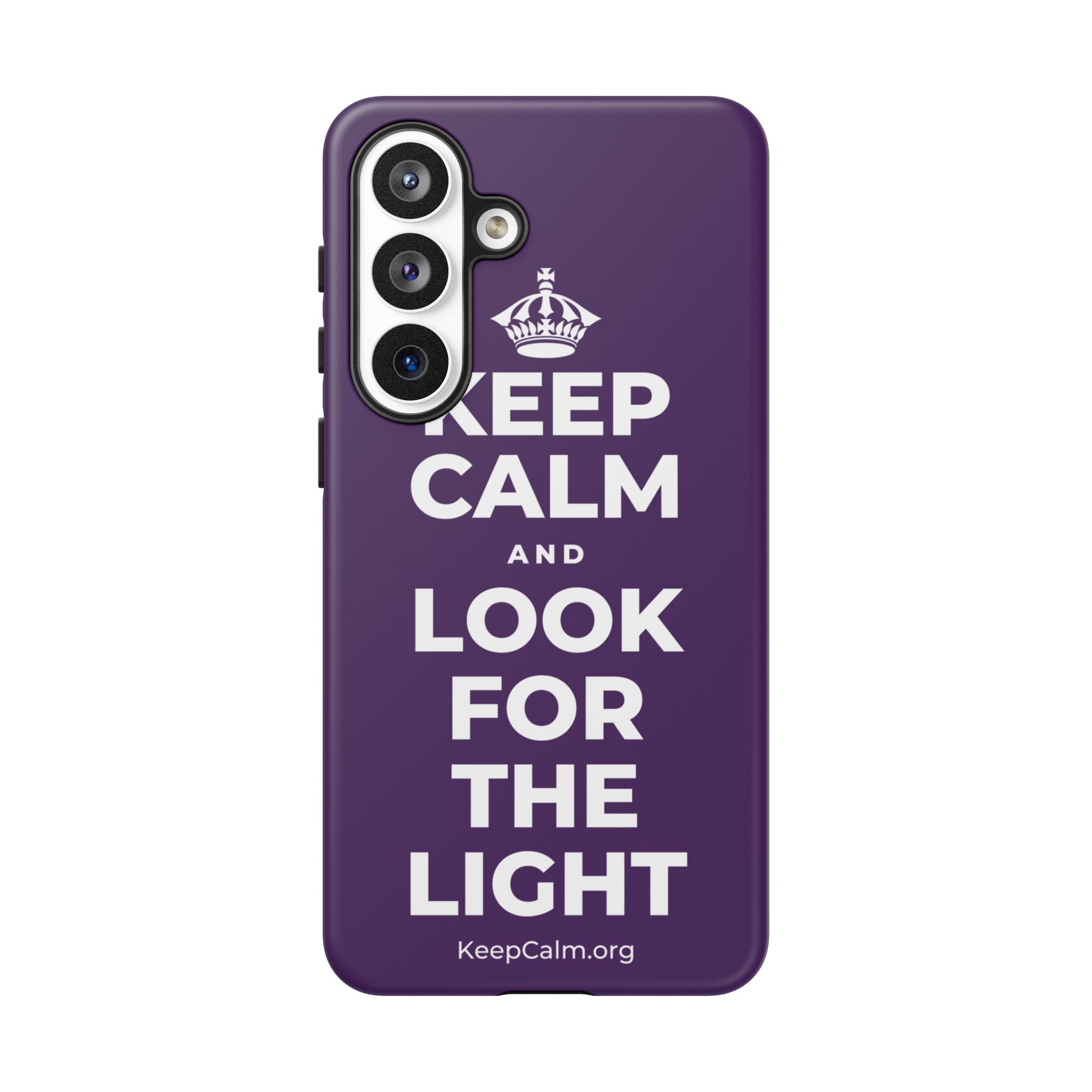 KEEP CALM AND LOOK FOR THE LIGHT Phone Case