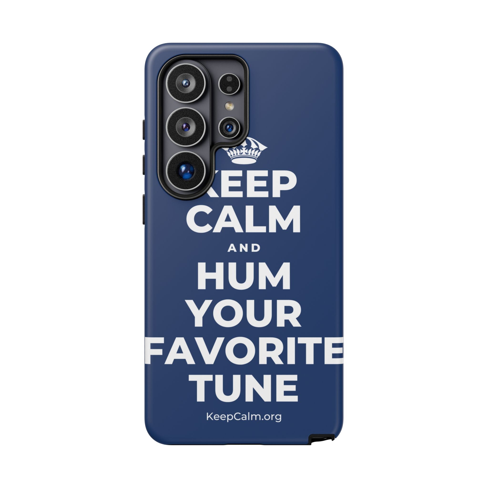 KEEP CALM AND HUM YOUR FAVORITE TUNE Phone Case