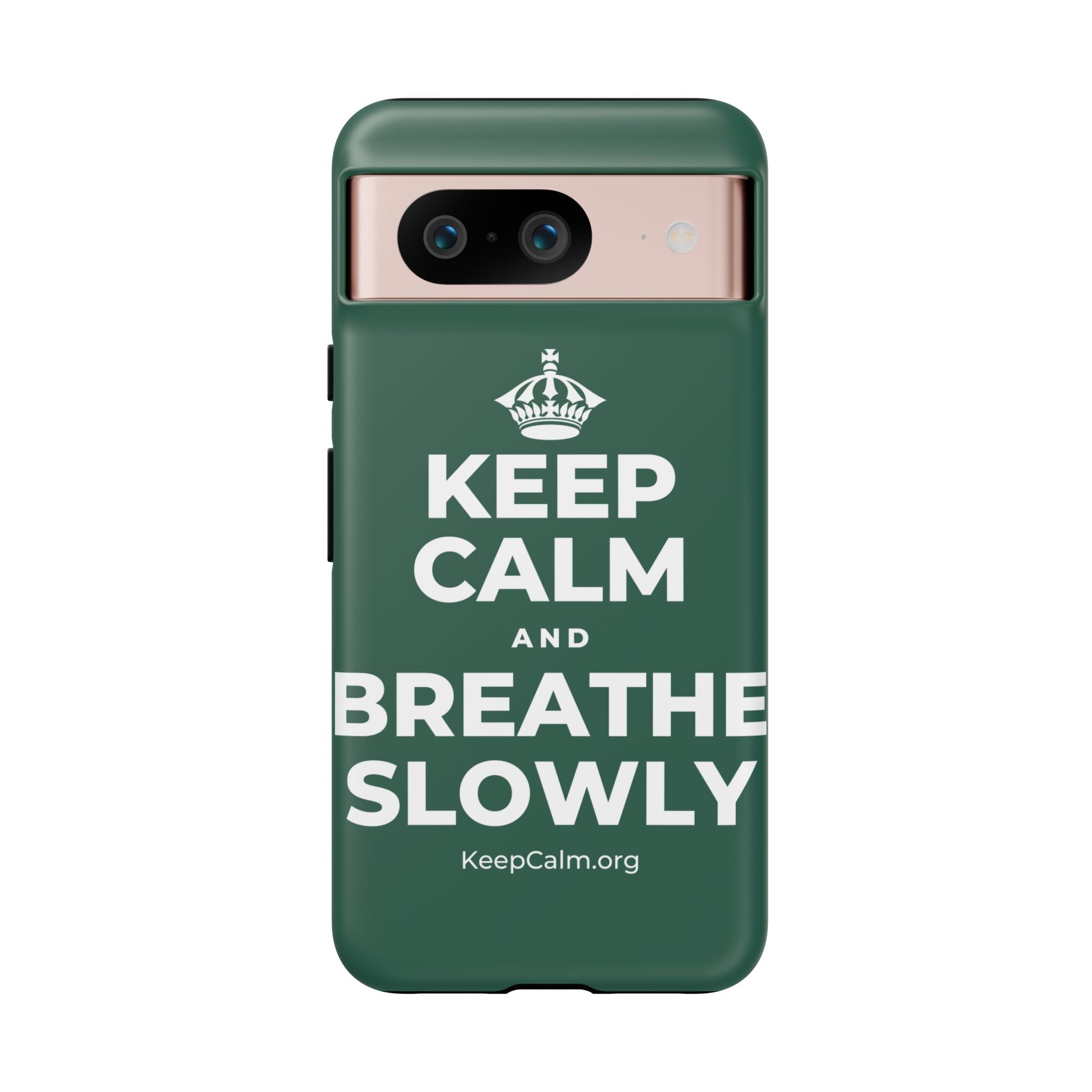 KEEP CALM AND BREATHE SLOWLY Phone Case
