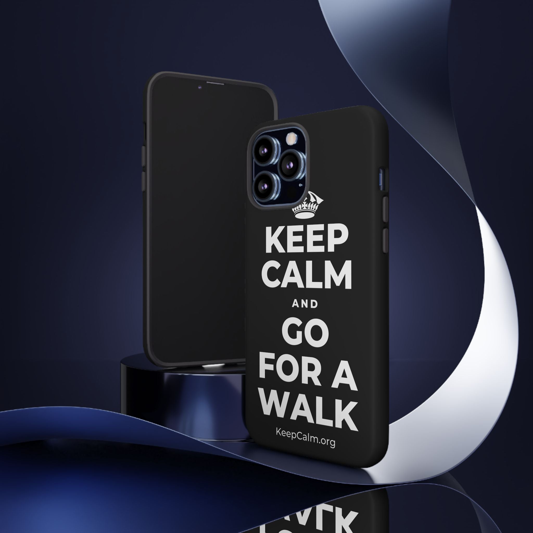 KEEP CALM AND GO FOR A WALK Phone Case