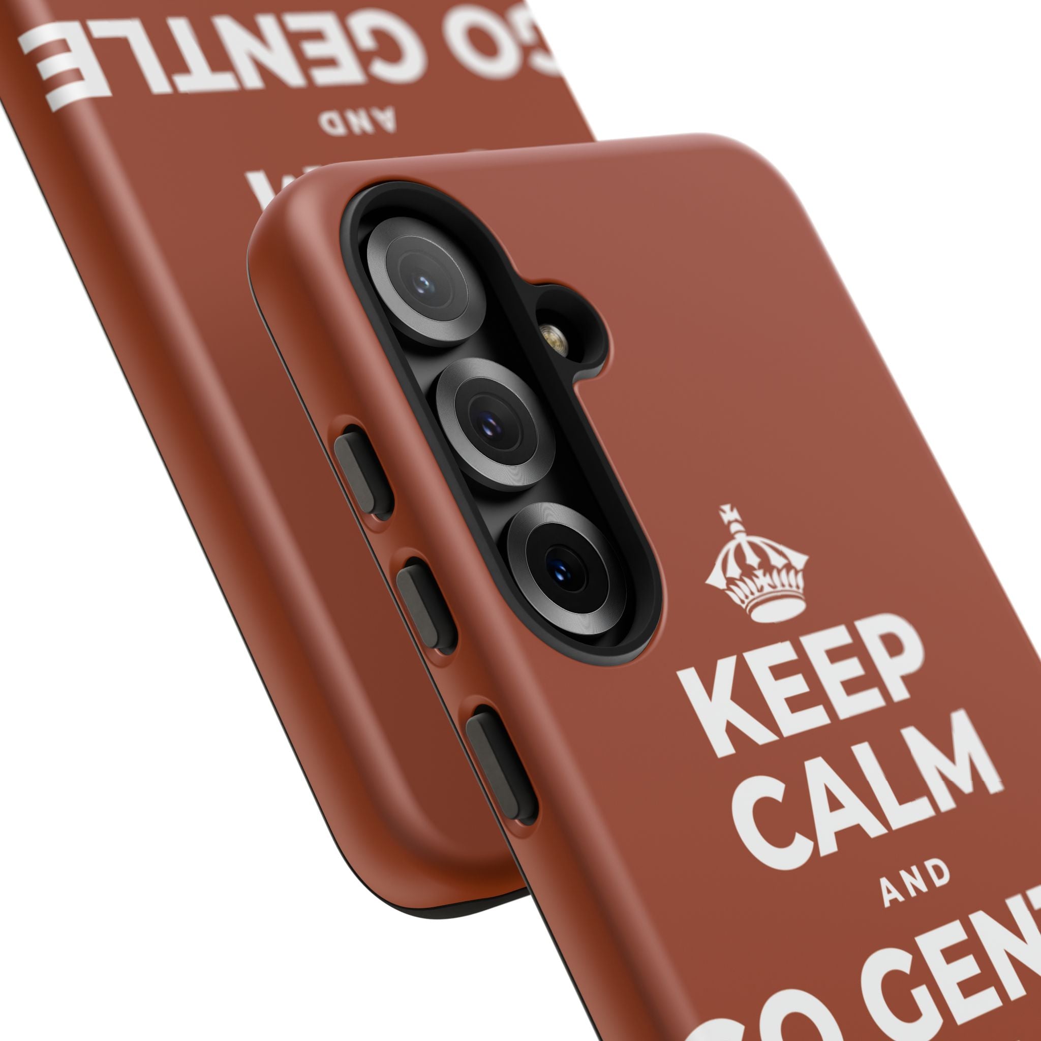 KEEP CALM AND GO GENTLE ON MONDAY Phone Case