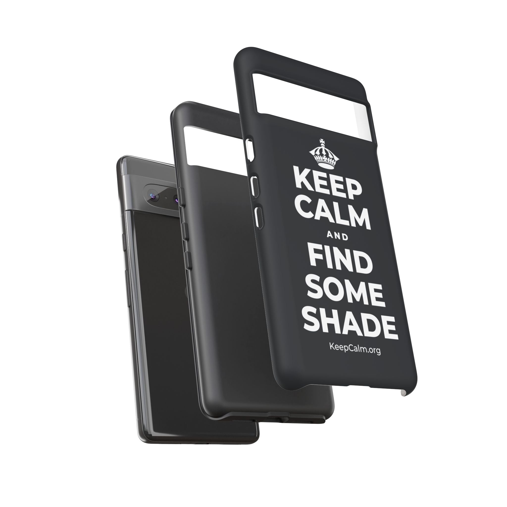 KEEP CALM AND FIND SOME SHADE Phone Case (Dark)