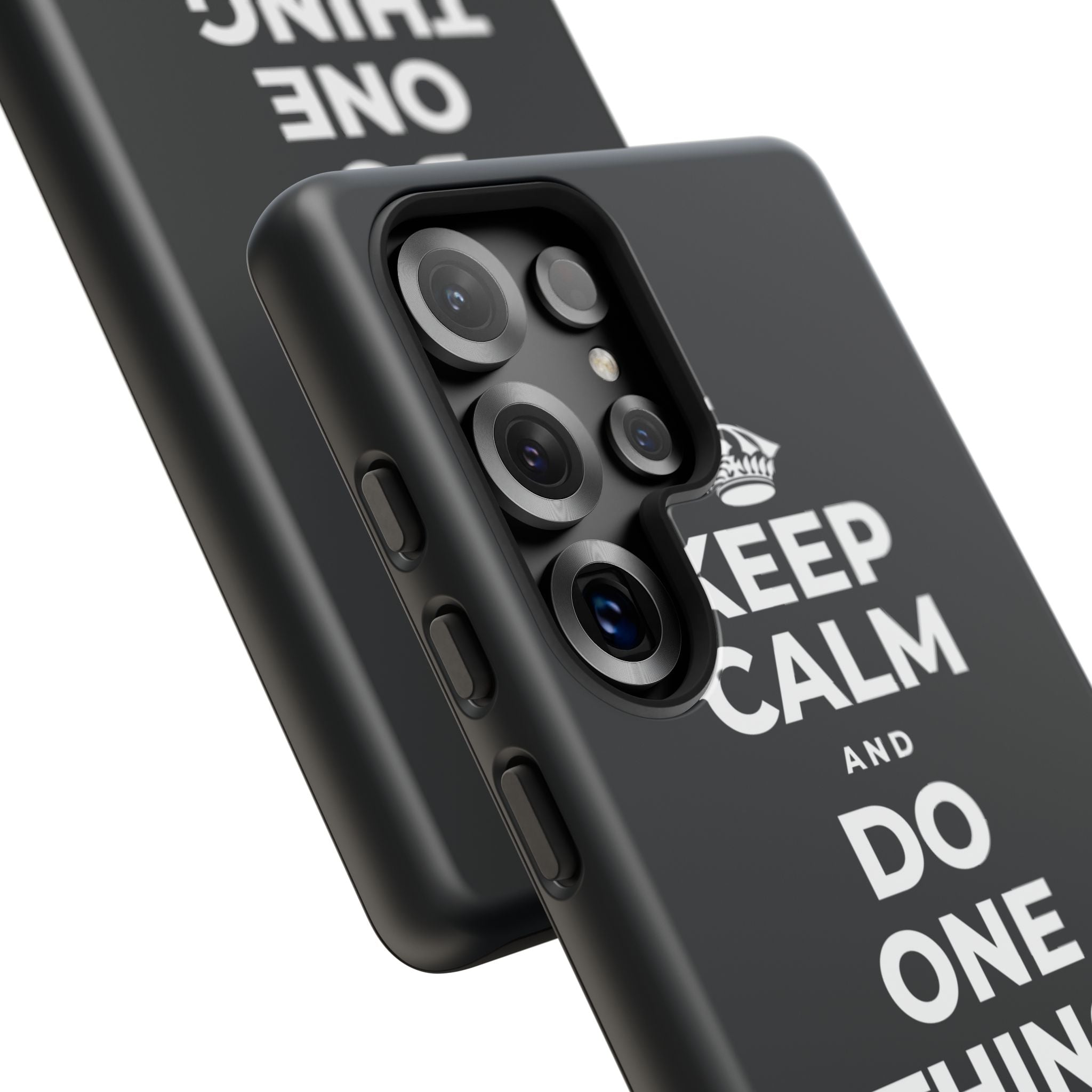 KEEP CALM AND DO ONE THING, THEN THE NEXT Phone Case (Dark)