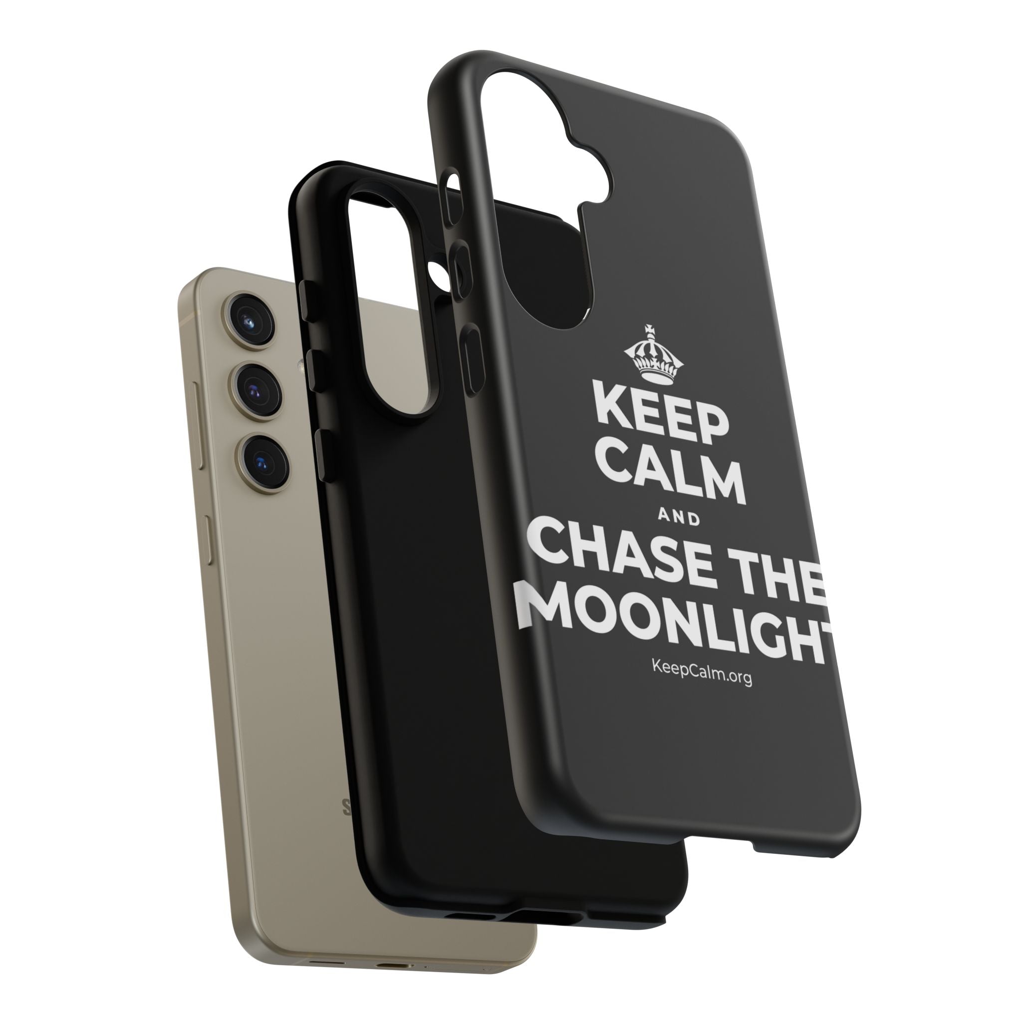 KEEP CALM AND CHASE THE MOONLIGHT Phone Case