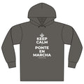 KEEP CALM Y PONTE EN MARCHA Organic Hoodie Tee