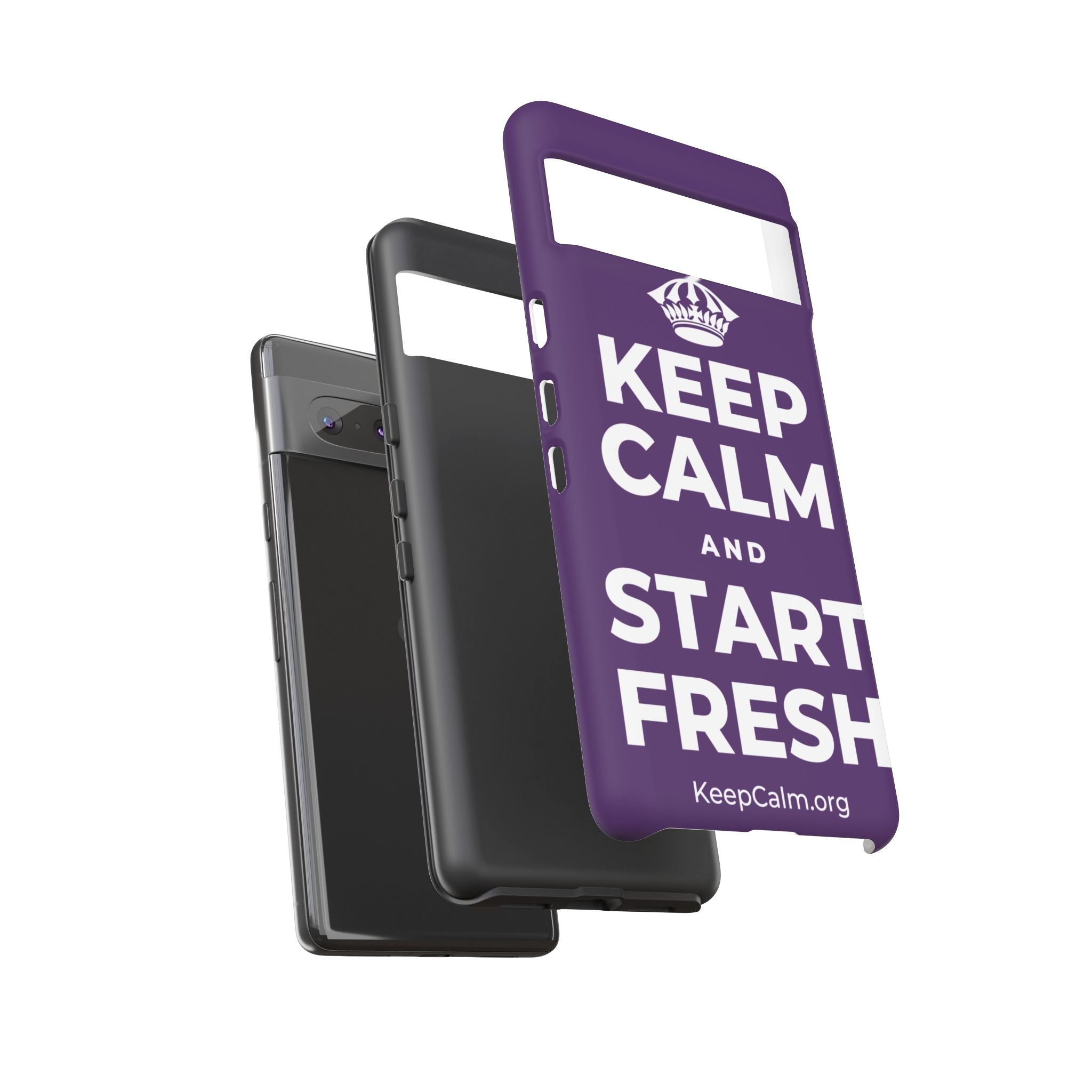 KEEP CALM AND START FRESH Phone Case
