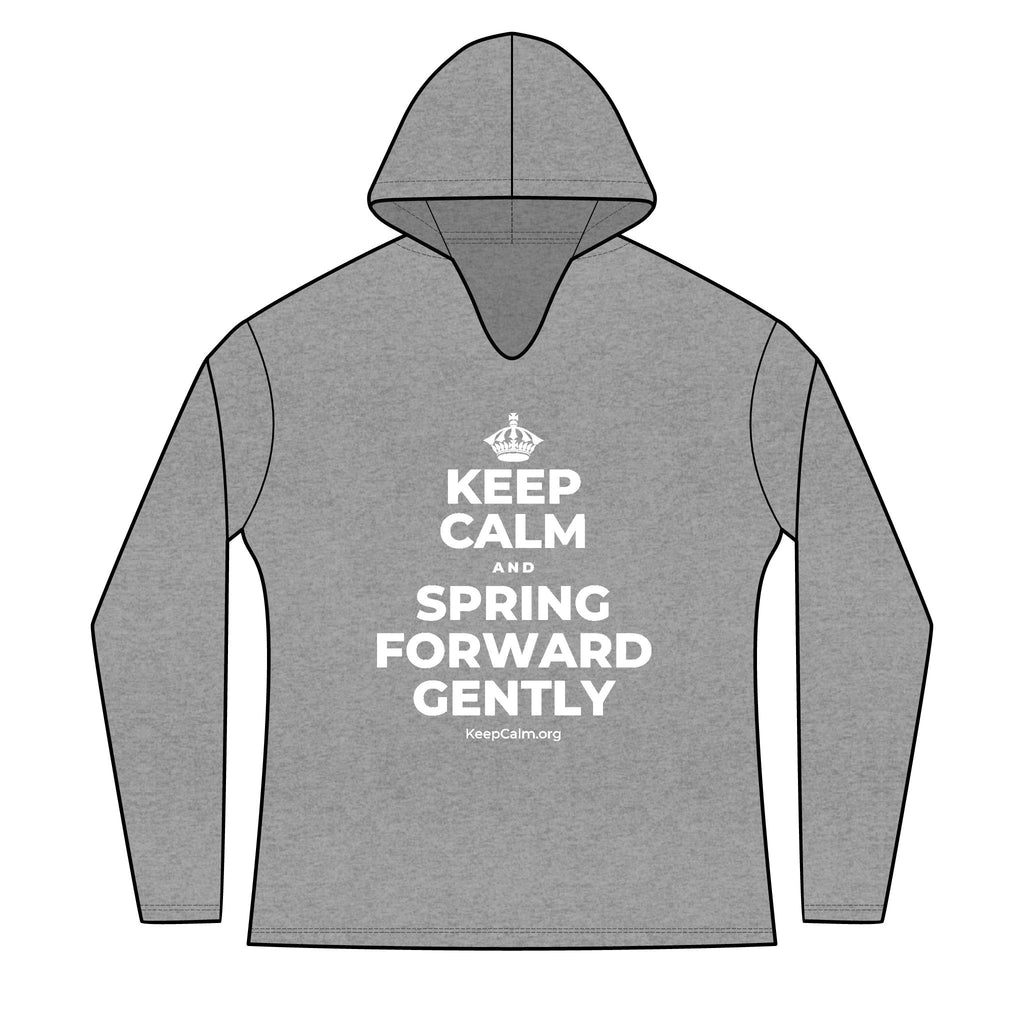 KEEP CALM AND SPRING FORWARD GENTLY Women's Long Sleeve Hoodie