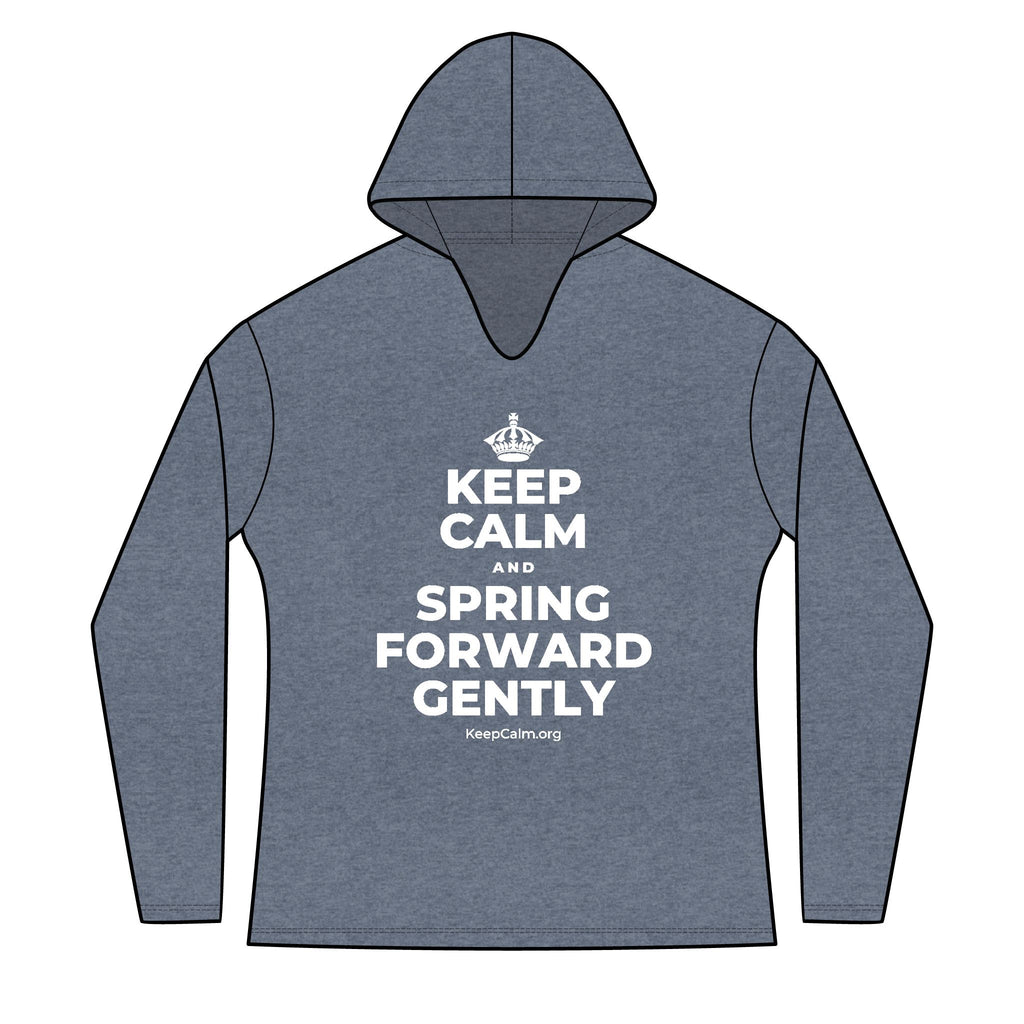 KEEP CALM AND SPRING FORWARD GENTLY Women's Long Sleeve Hoodie