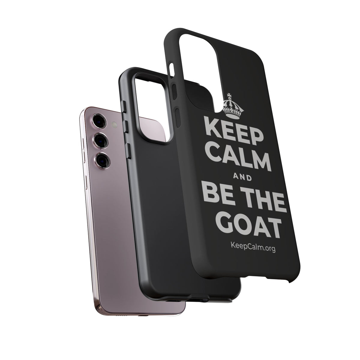 KEEP CALM AND BE THE GOAT Phone Case