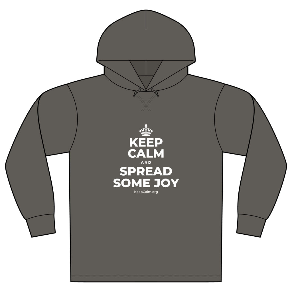 KEEP CALM AND SPREAD SOME JOY Organic Hoodie Tee