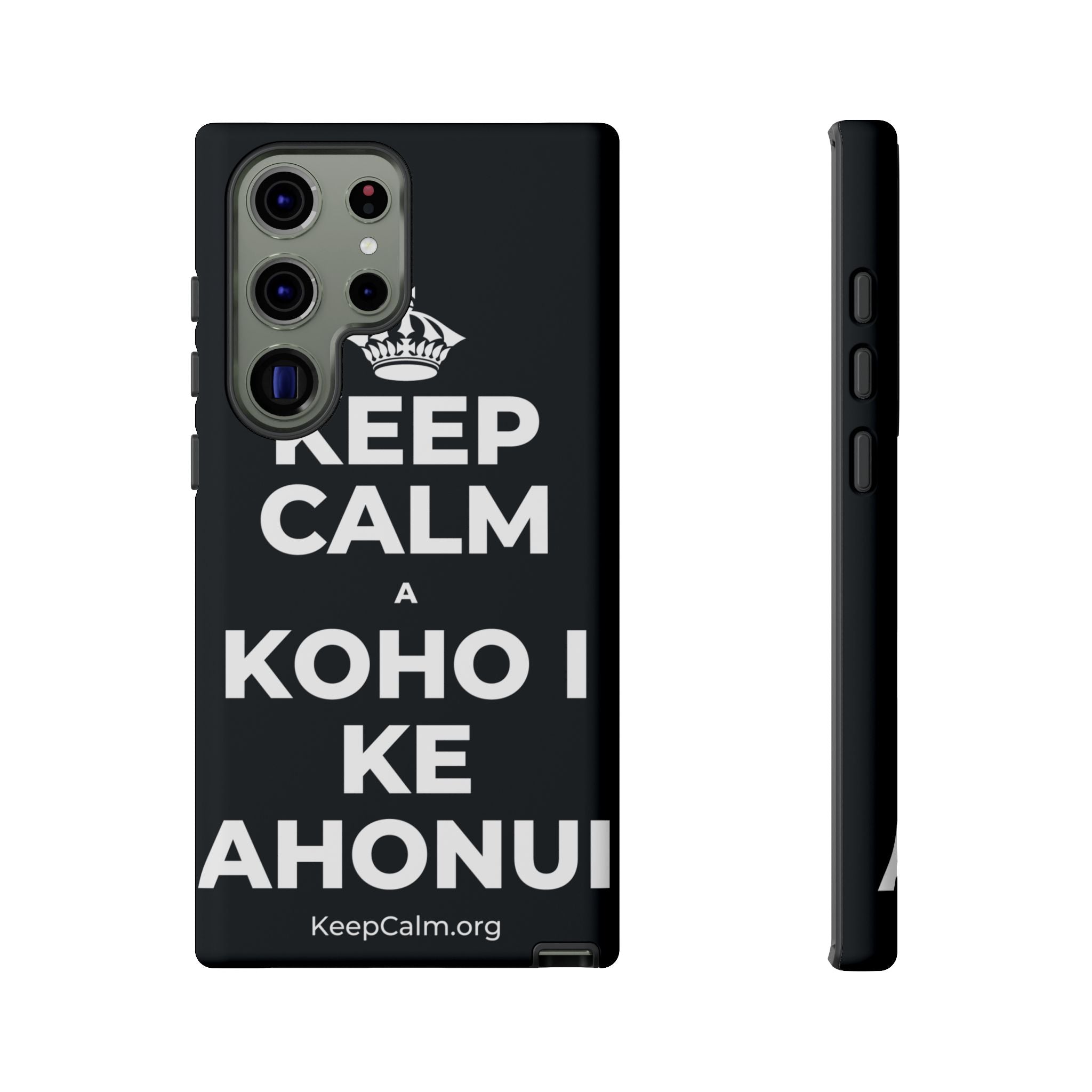 KEEP CALM A KOHO I KE AHONUI Phone Case (Dark)