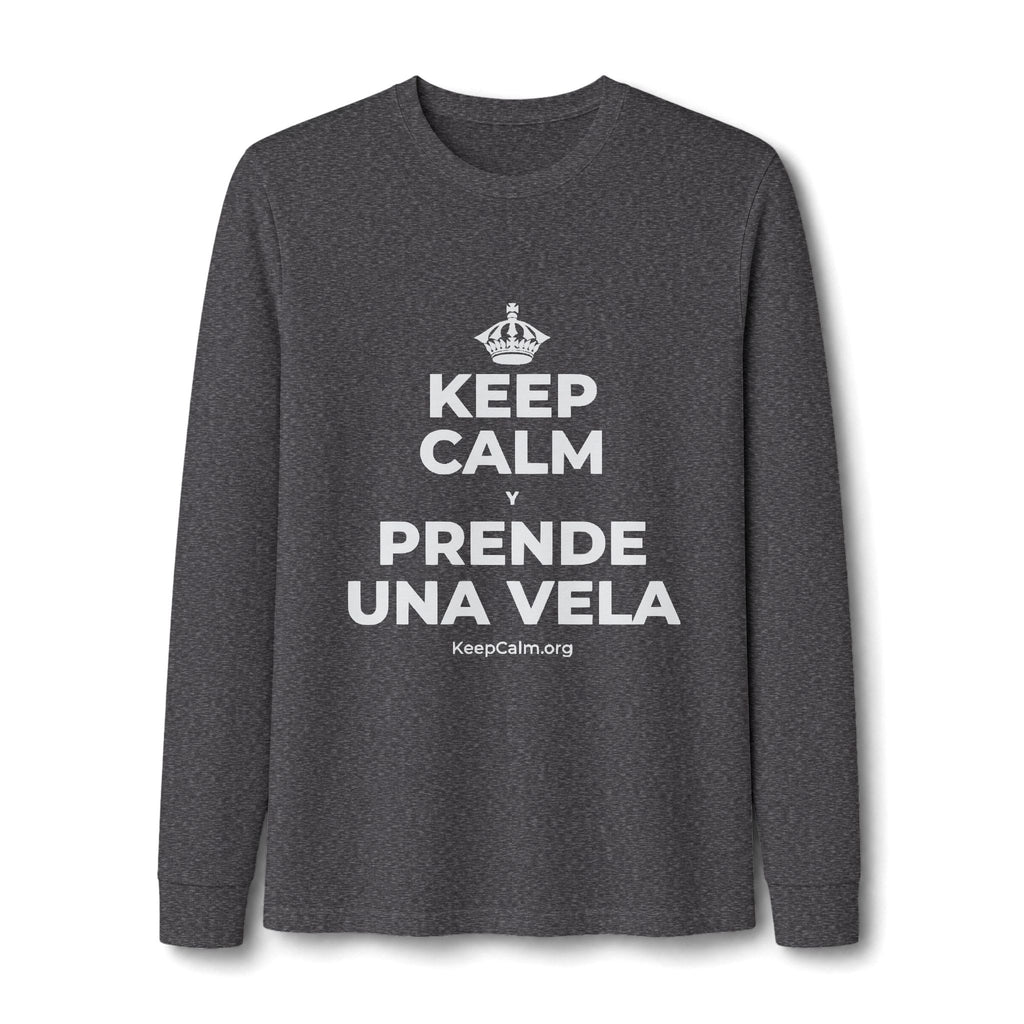KEEP CALM Y PRENDE UNA VELA Long Sleeve Tee