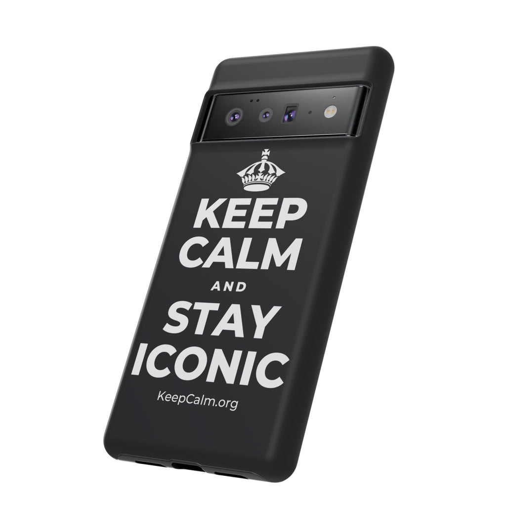 KEEP CALM AND STAY ICONIC Phone Case (Dark)