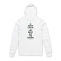 KEEP CALM AND LET REST DO ITS WORK Hooded Long Sleeve Tee