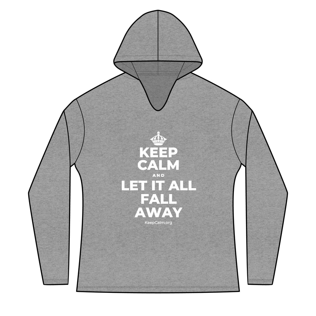 KEEP CALM AND LET IT ALL FALL AWAY Women's Long Sleeve Hoodie
