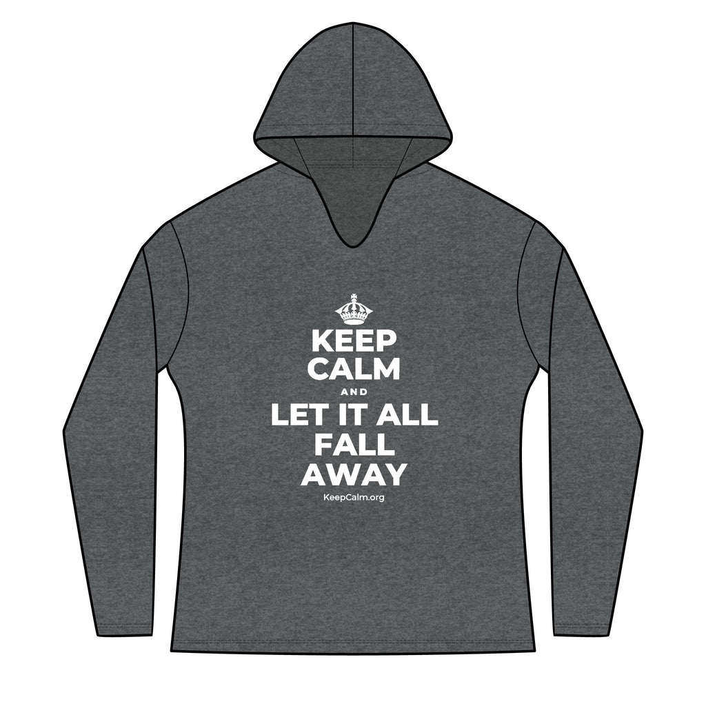 KEEP CALM AND LET IT ALL FALL AWAY Women's Long Sleeve Hoodie