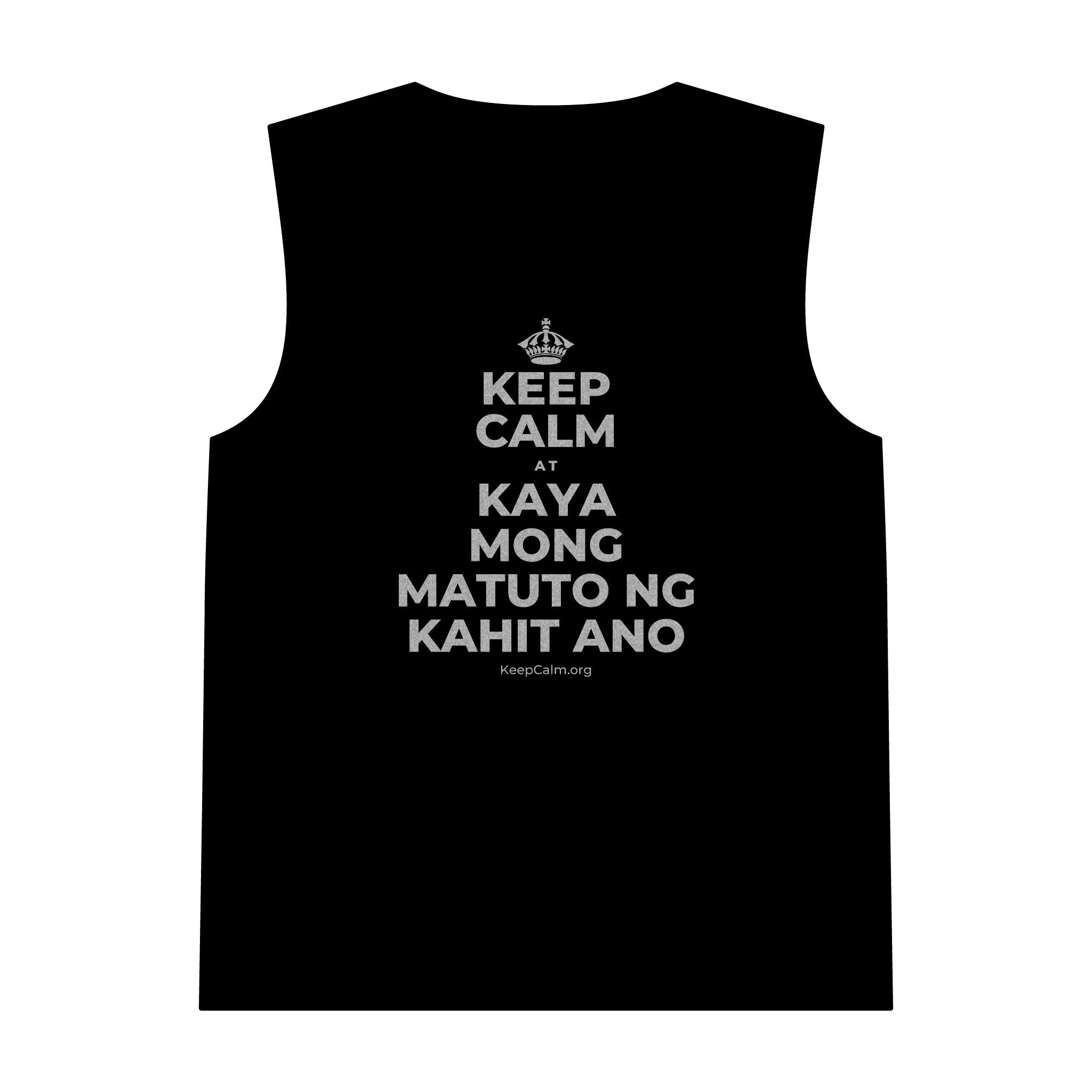 KEEP CALM AT KAYA MONG MATUTO NG KAHIT ANO Tank Top
