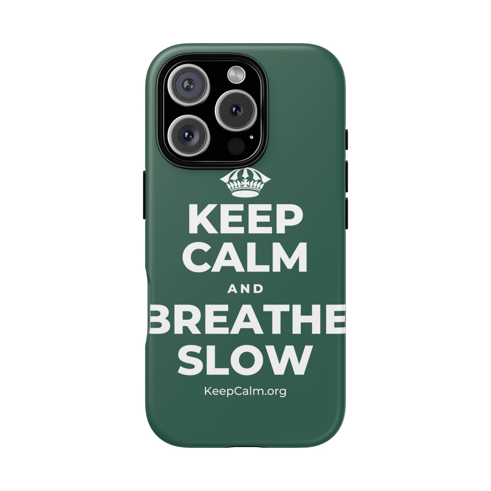 KEEP CALM AND BREATHE SLOW Phone Case