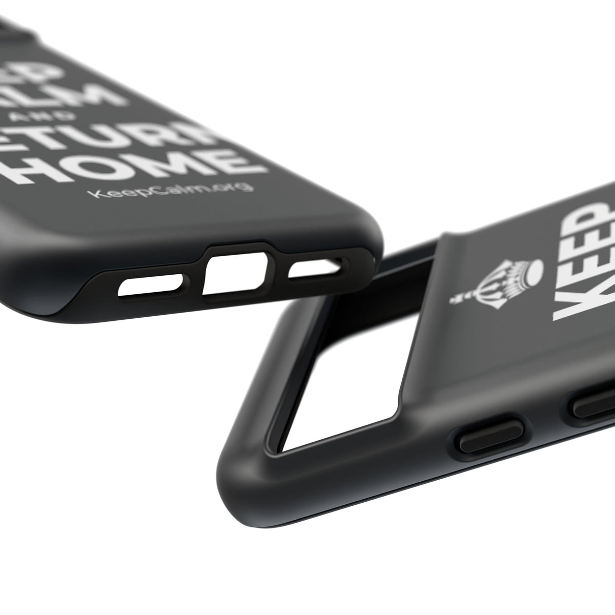 KEEP CALM AND RETURN HOME Phone Case (Dark)