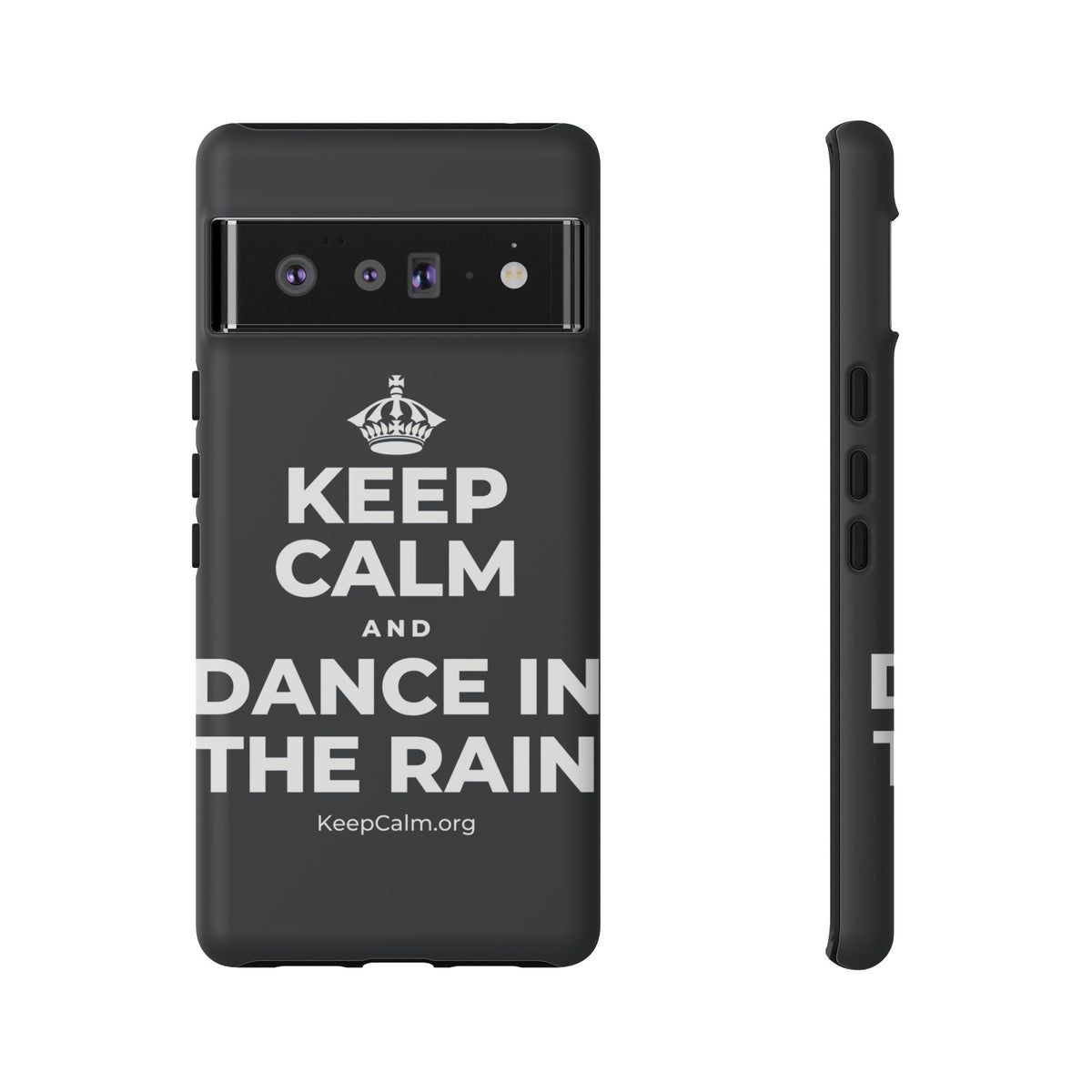 KEEP CALM AND DANCE IN THE RAIN Phone Case (Dark)