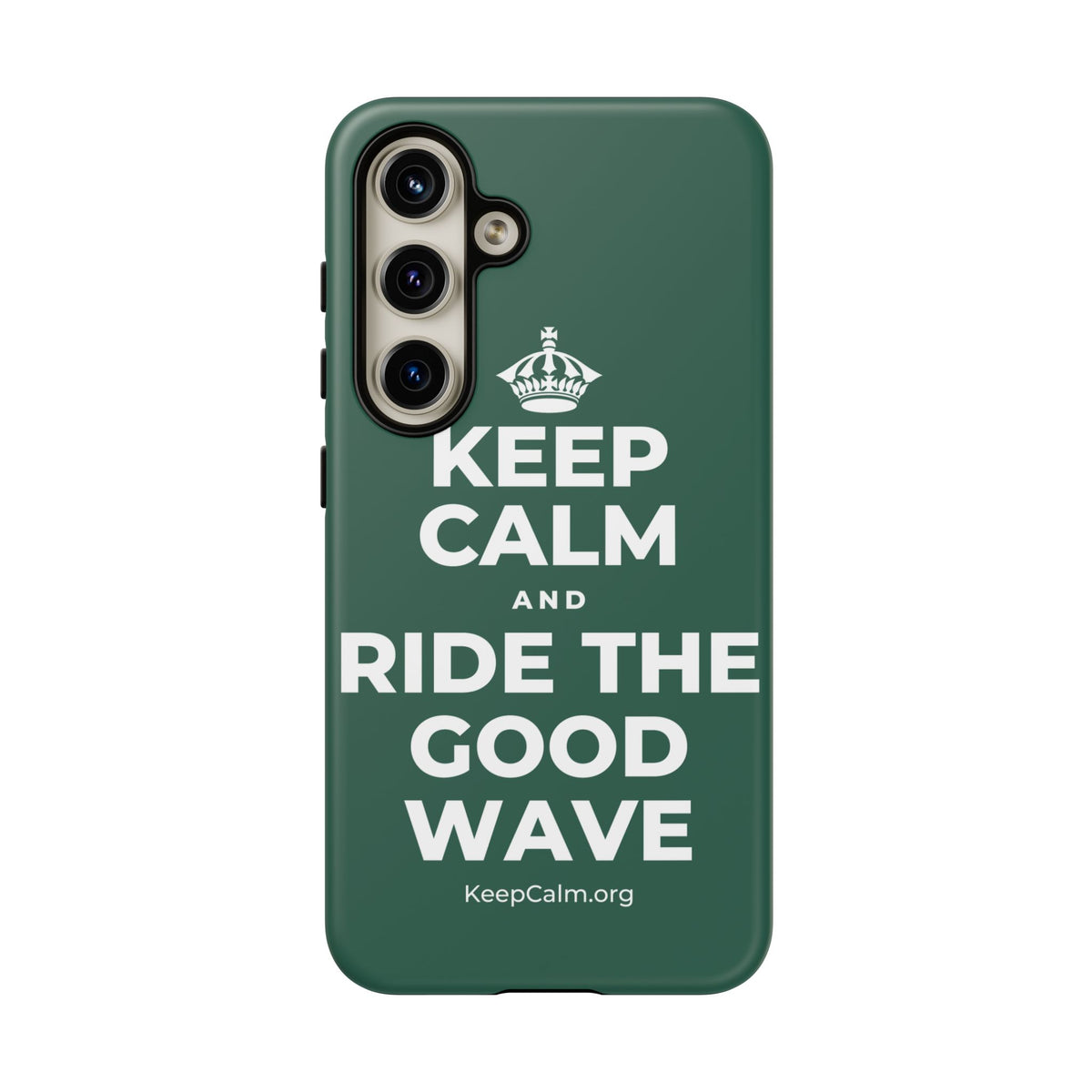KEEP CALM AND RIDE THE GOOD WAVE Phone Case