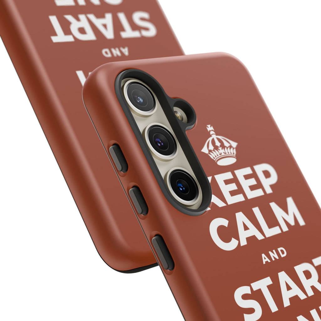KEEP CALM AND START ONE FRESH PAGE Phone Case