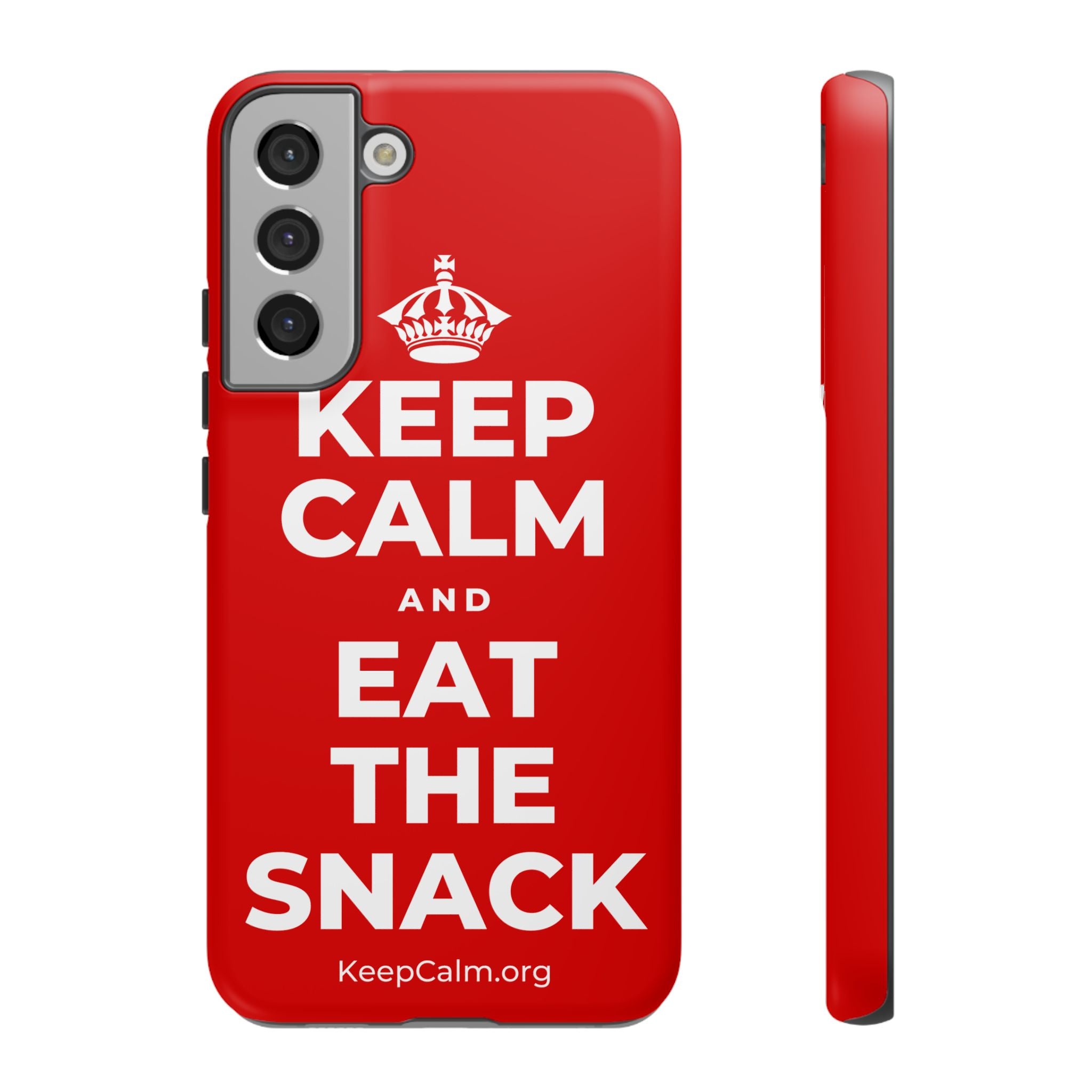 KEEP CALM AND EAT THE SNACK Phone Case