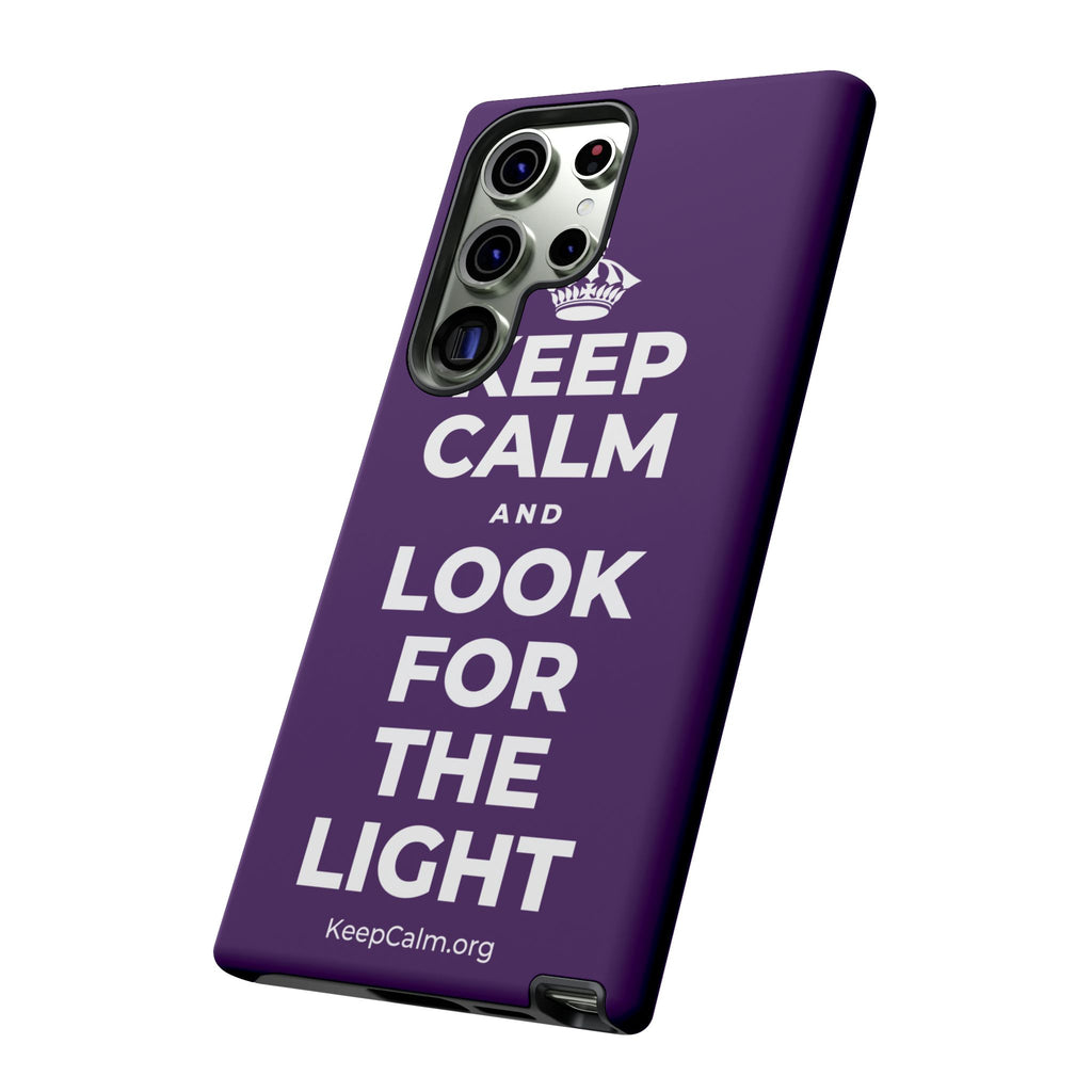 KEEP CALM AND LOOK FOR THE LIGHT Phone Case