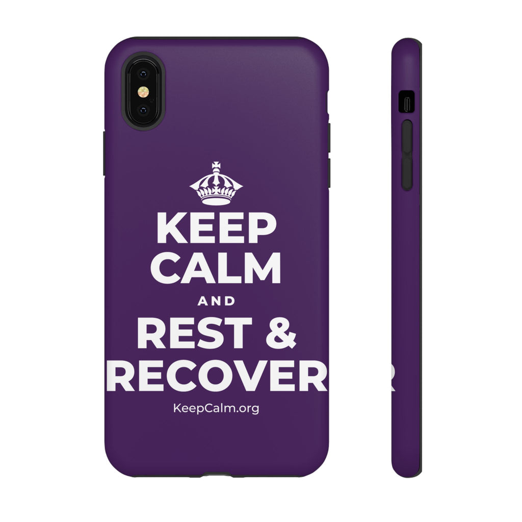 KEEP CALM AND REST & RECOVER Phone Case