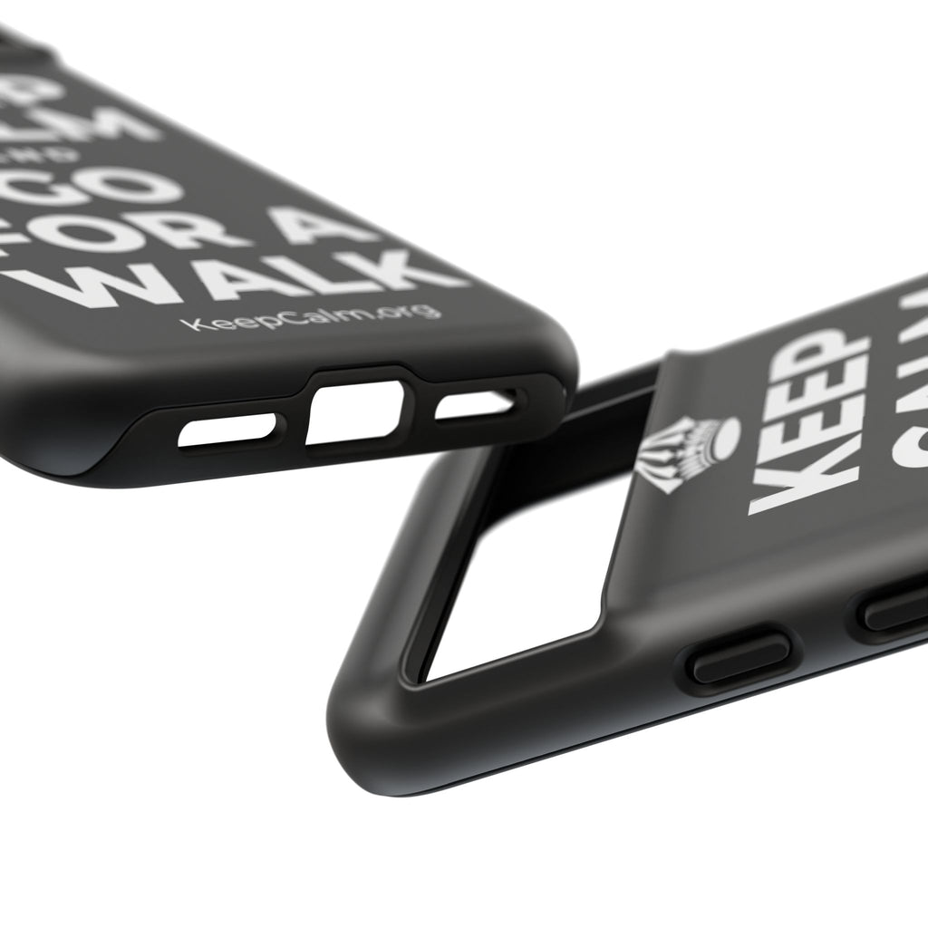 KEEP CALM AND GO FOR A WALK Phone Case
