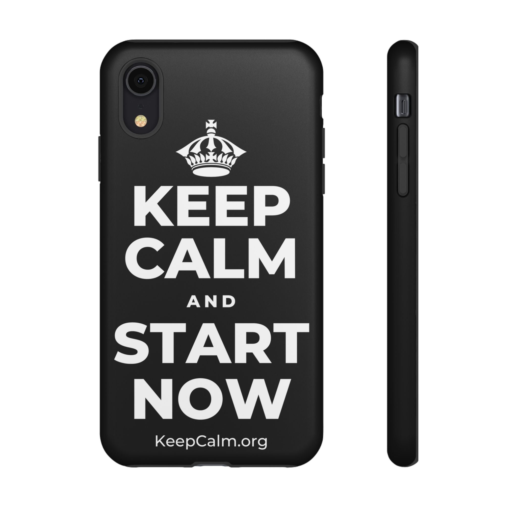 KEEP CALM AND START NOW Phone Case