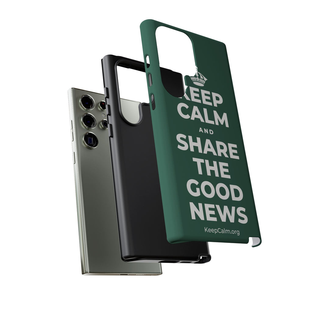 KEEP CALM AND SHARE THE GOOD NEWS Phone Case