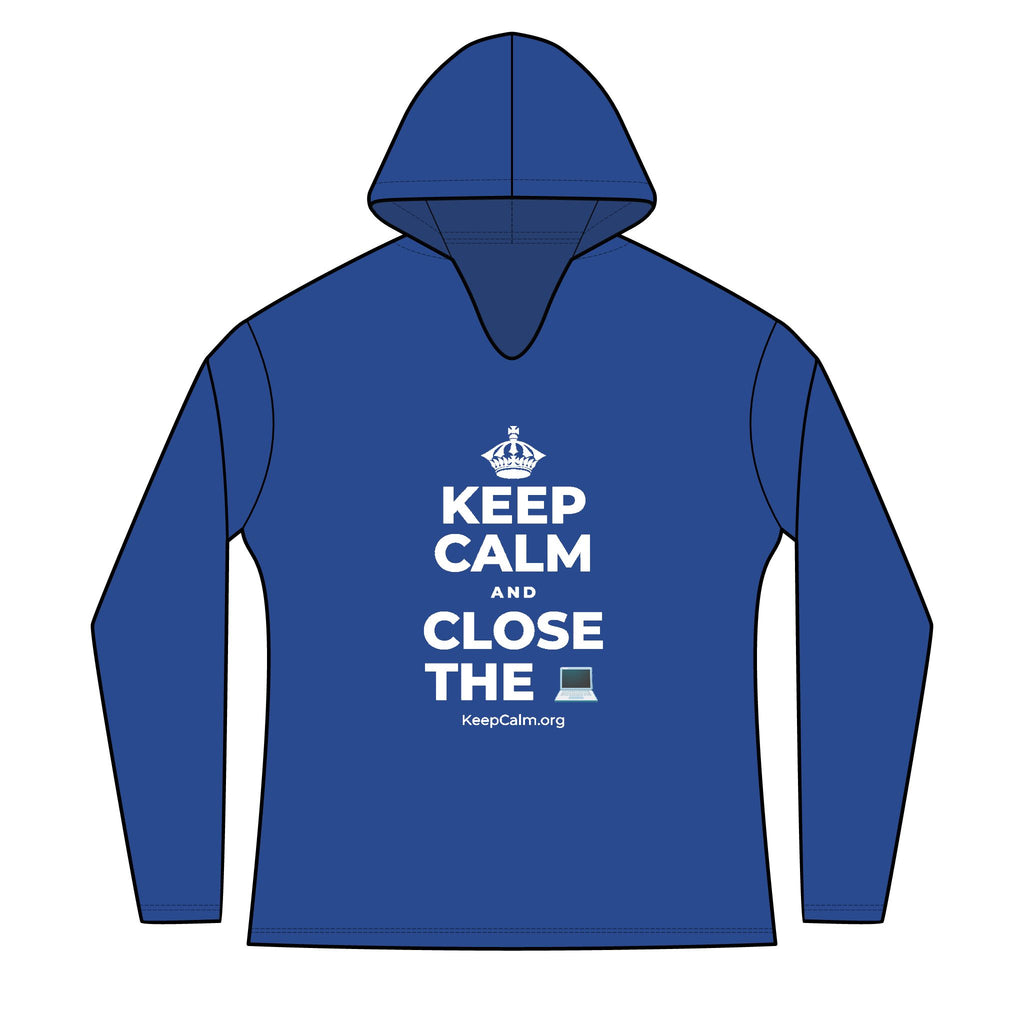 KEEP CALM AND CLOSE THE 💻 Women's Long Sleeve Hoodie