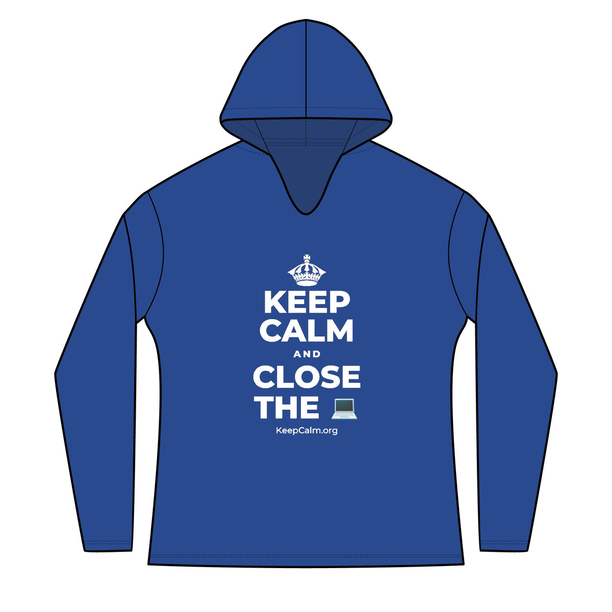 KEEP CALM AND CLOSE THE 💻 Women's Long Sleeve Hoodie