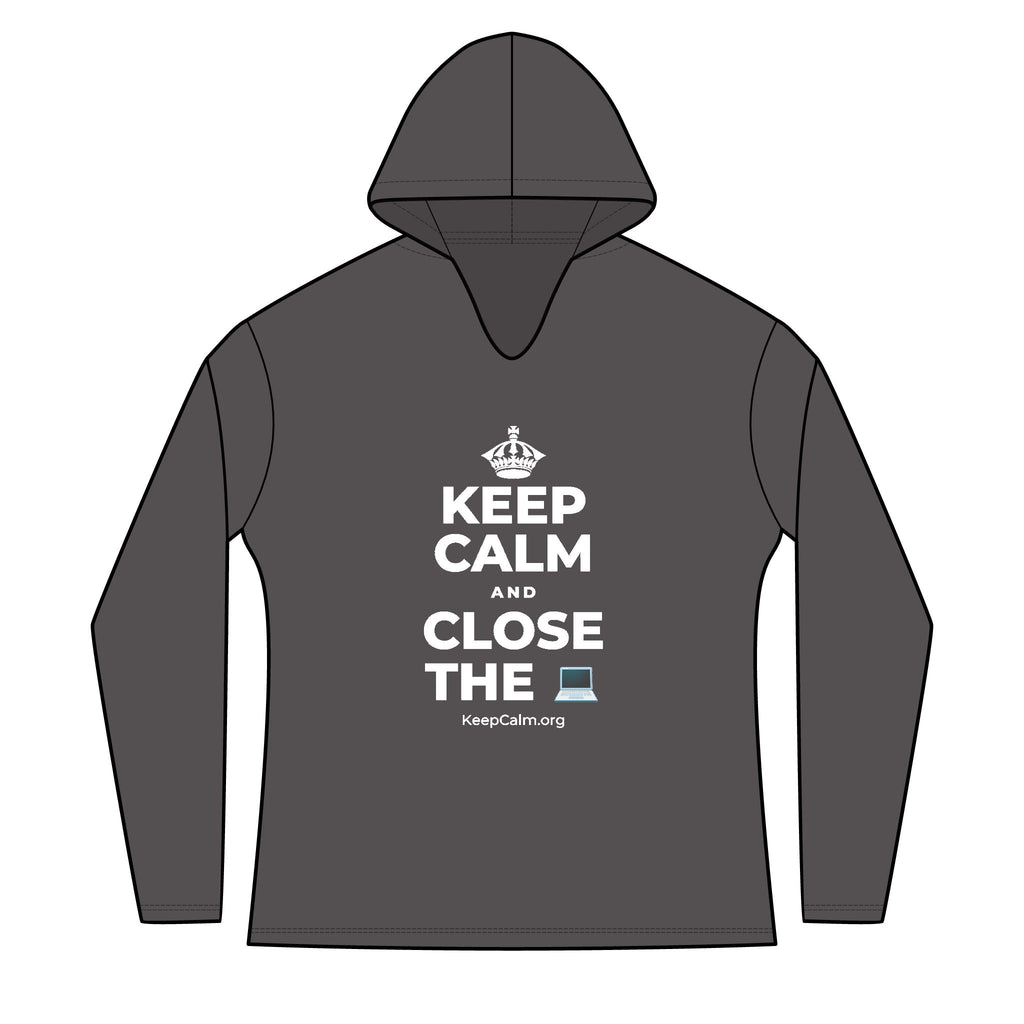 KEEP CALM AND CLOSE THE 💻 Women's Long Sleeve Hoodie