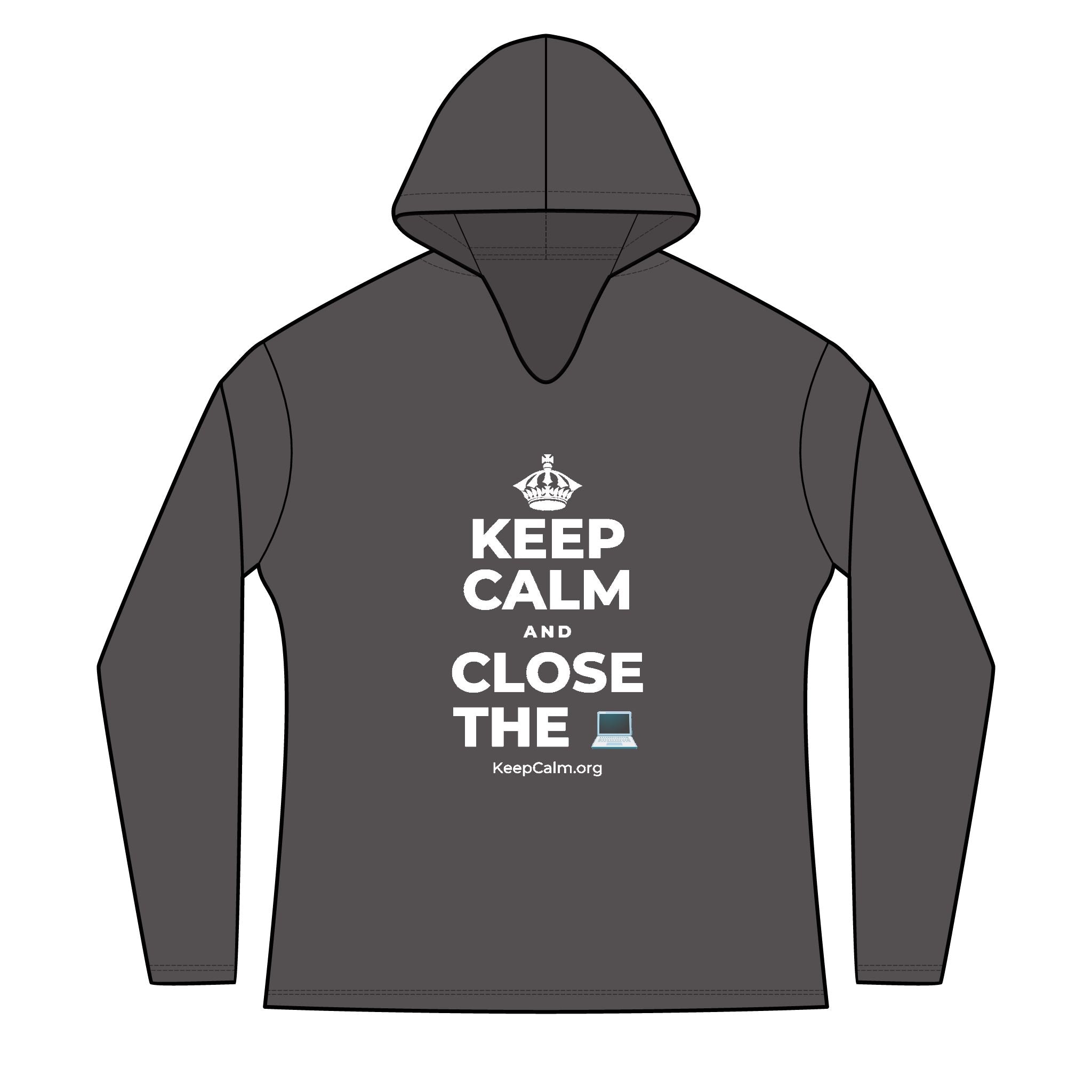 KEEP CALM AND CLOSE THE 💻 Women's Long Sleeve Hoodie