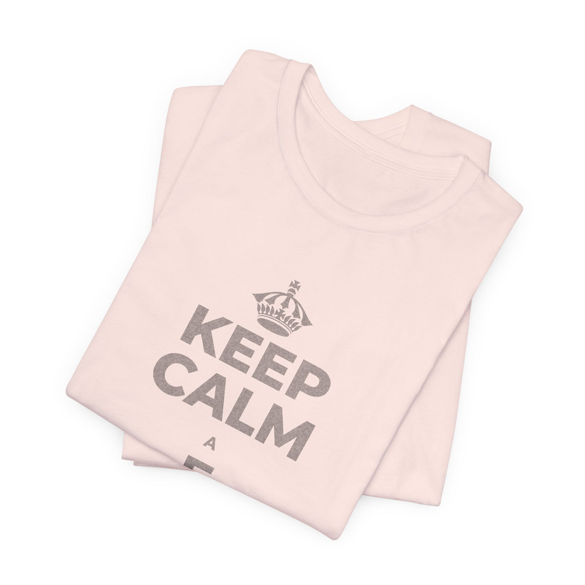 KEEP CALM A E HAʻAHEO IĀ ʻOE IHO T-Shirt (Soft Cream–Heather Mauve)