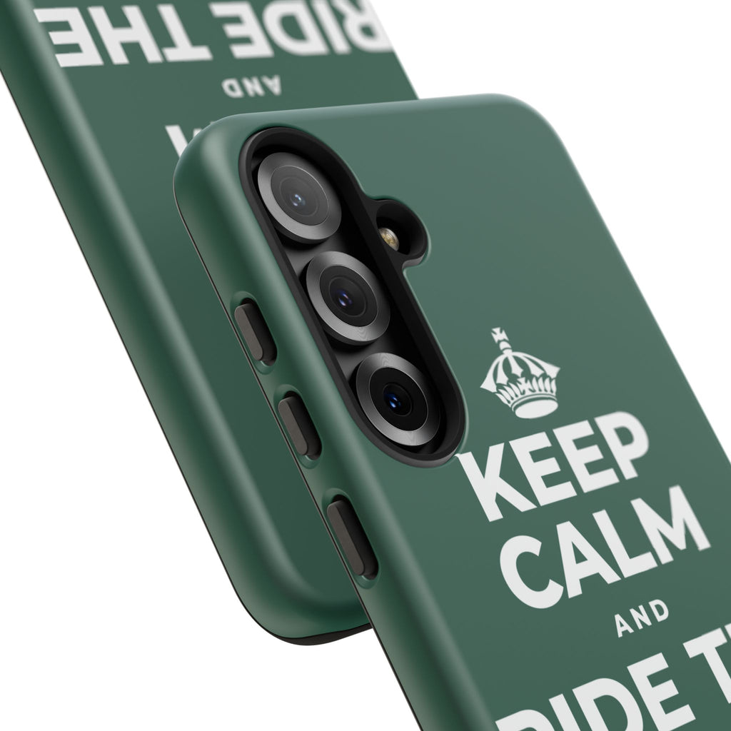 KEEP CALM AND RIDE THE GOOD WAVE Phone Case