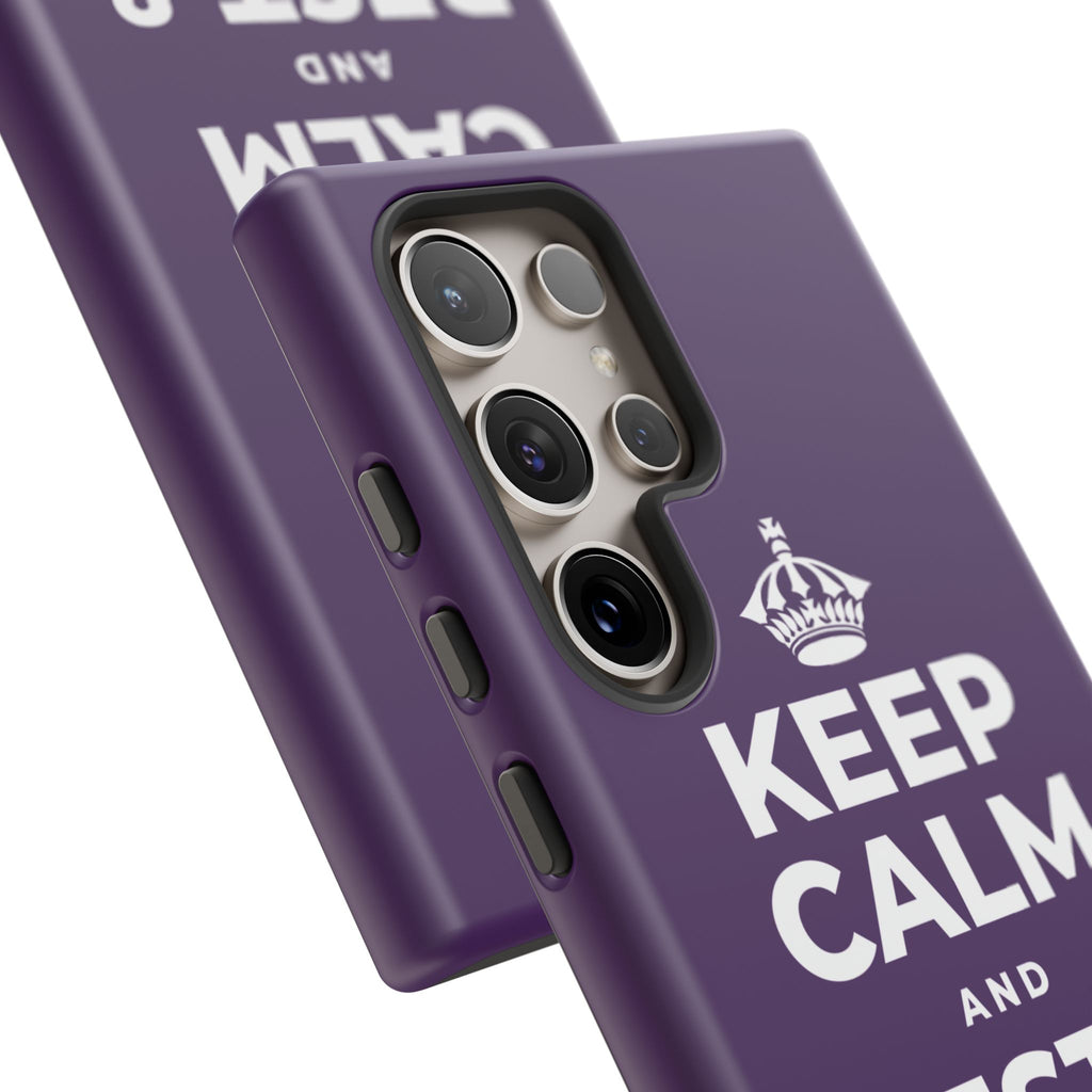 KEEP CALM AND REST & RECOVER Phone Case