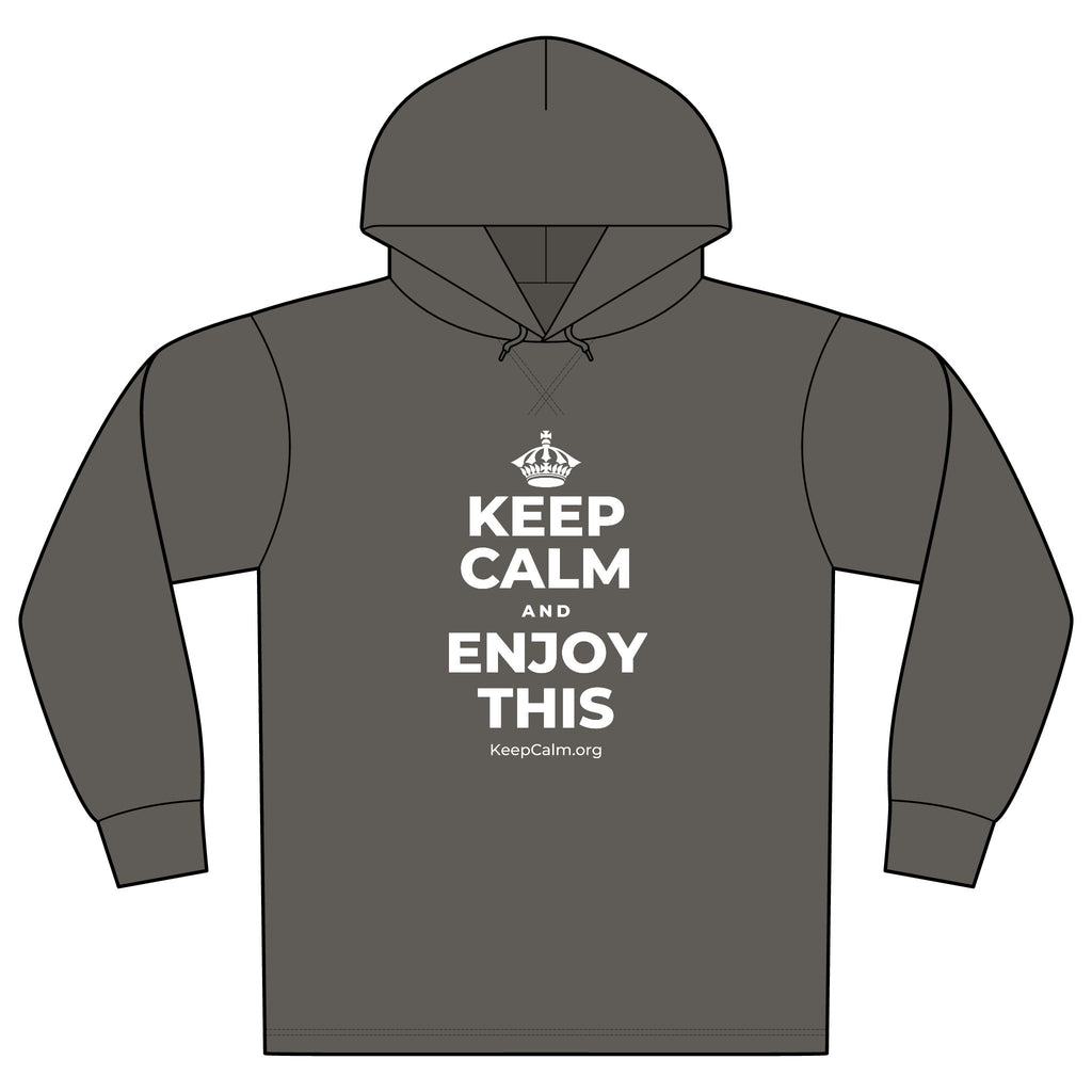 KEEP CALM AND ENJOY THIS Organic Hoodie Tee