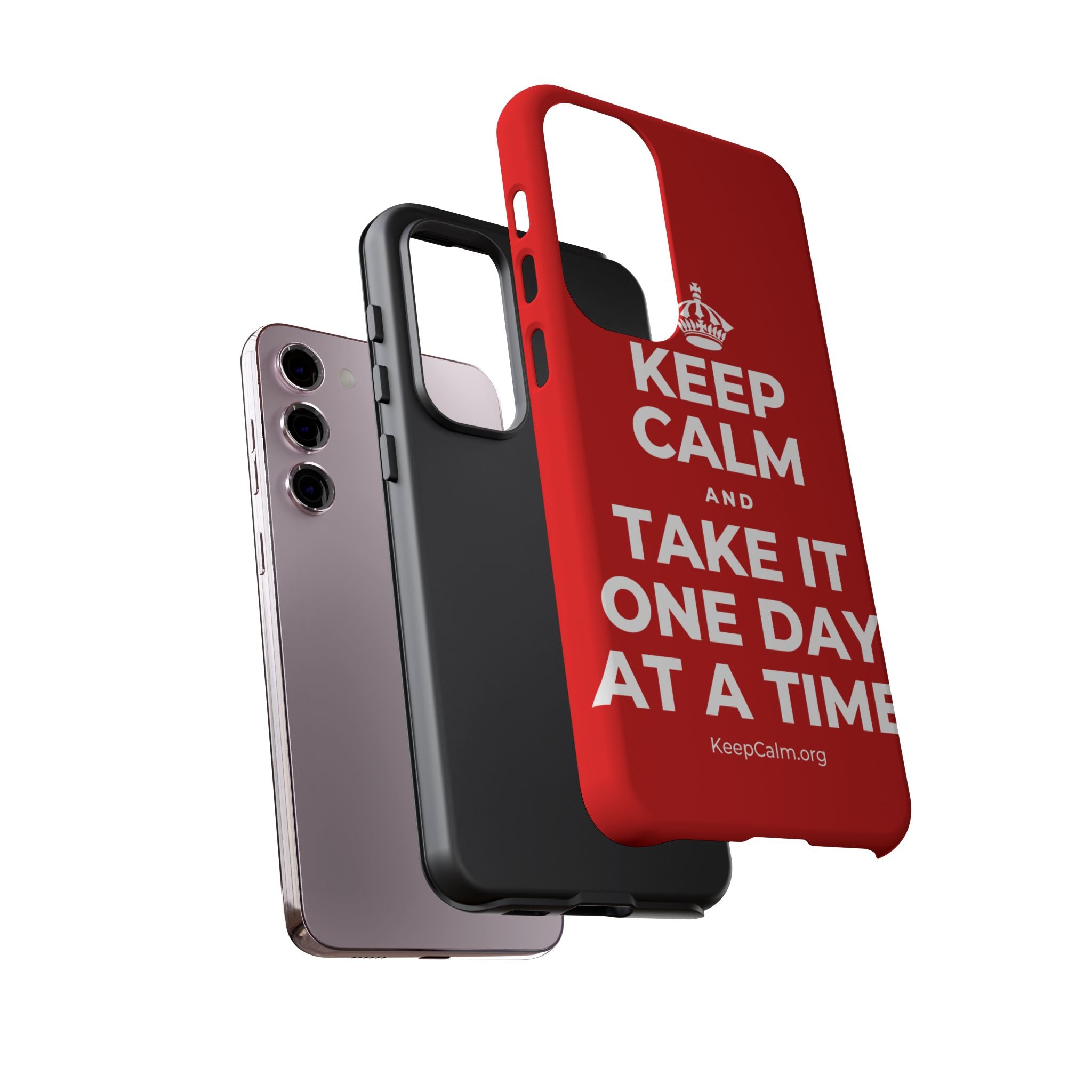 KEEP CALM AND TAKE IT ONE DAY AT A TIME Phone Case
