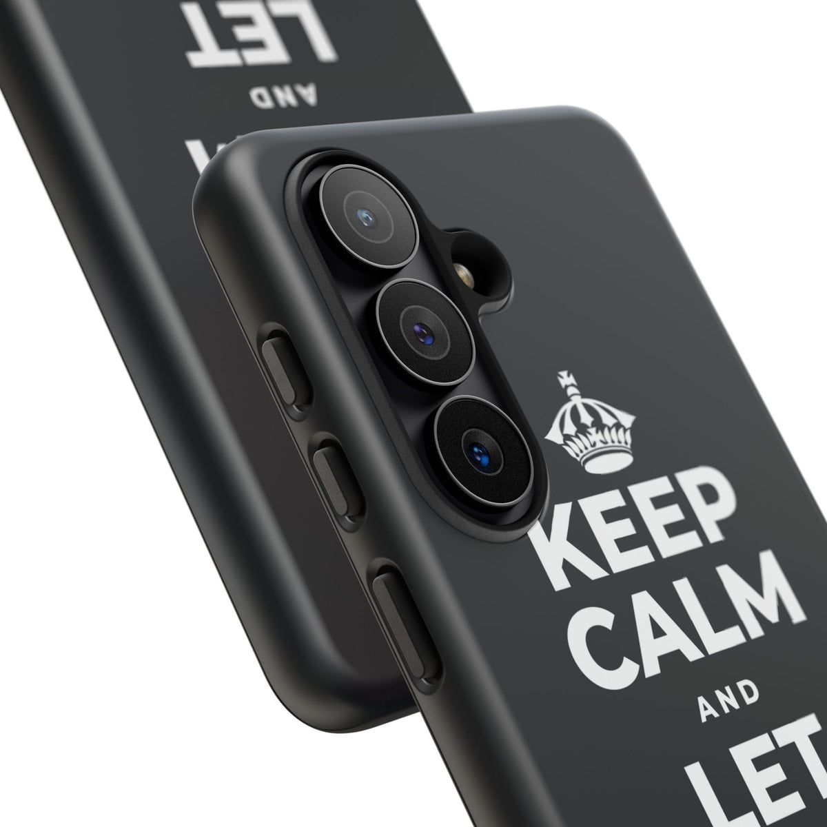 KEEP CALM AND LET YOURSELF ENJOY IT Phone Case (Dark)