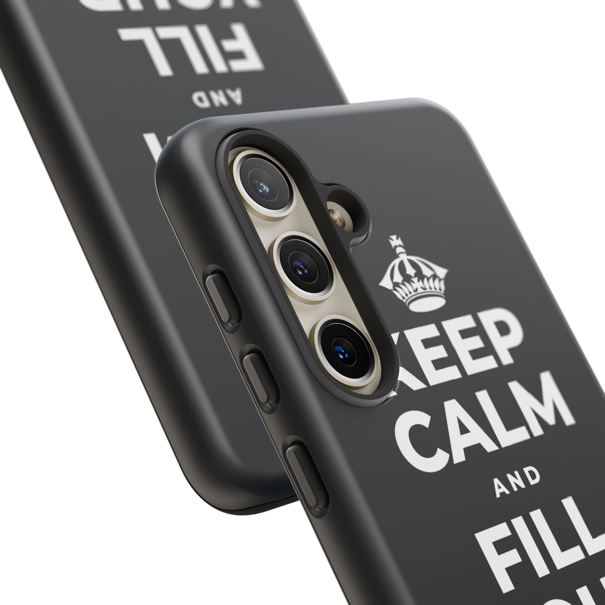 KEEP CALM AND FILL YOUR OWN CUP Phone Case (Dark)