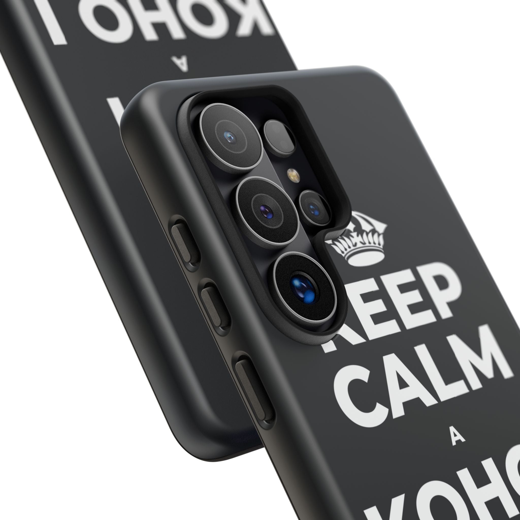 KEEP CALM A KOHO I KE AHONUI Phone Case (Dark)