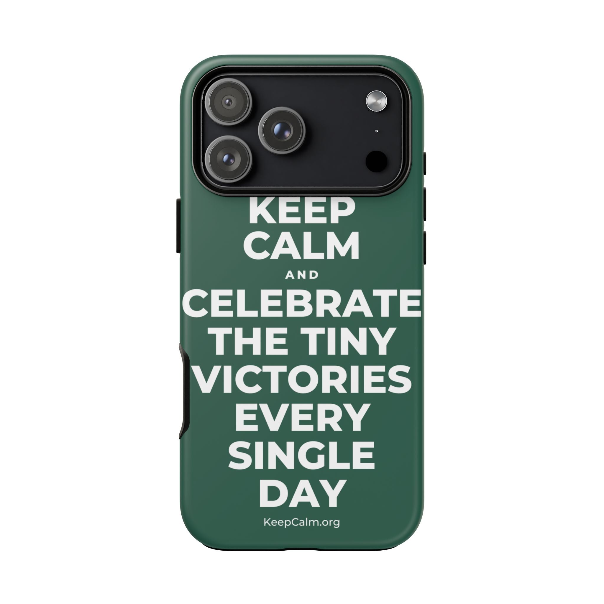 KEEP CALM AND CELEBRATE THE TINY VICTORIES EVERY SINGLE DAY Phone Case