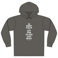 KEEP CALM AND LET THE TO-DO LIST WAIT Organic Hoodie Tee