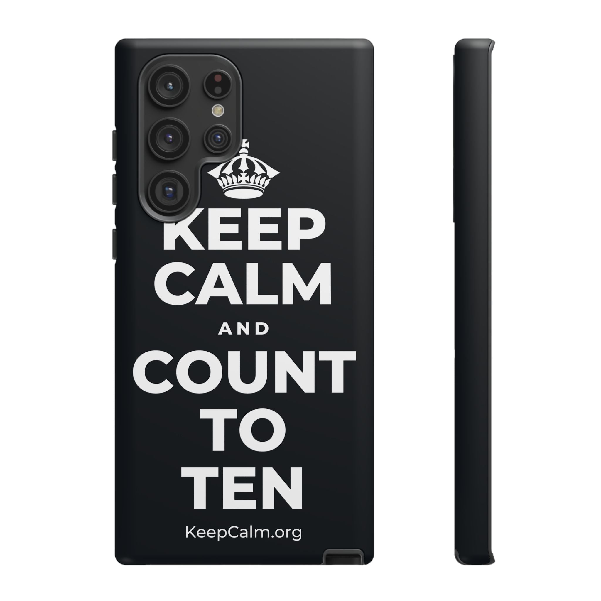 KEEP CALM AND COUNT TO TEN Phone Case (Dark)